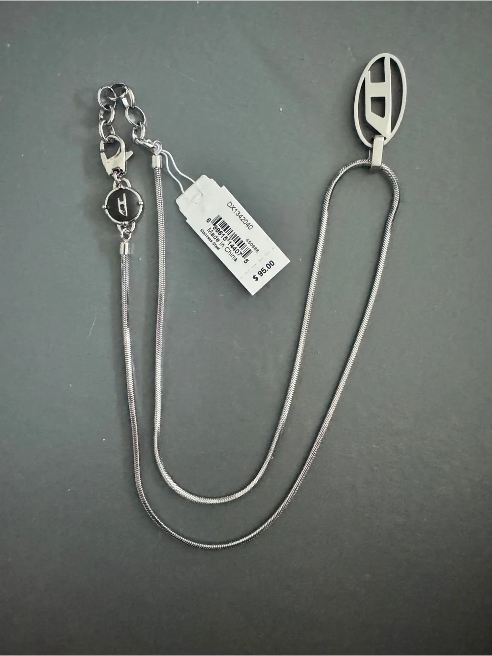 Diesel Pendant Necklace